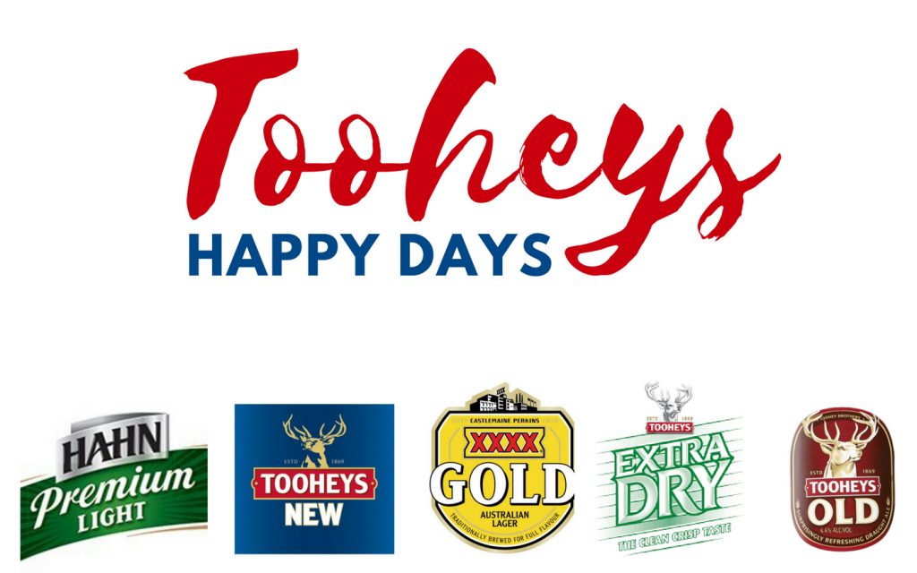 tooheys happy days products